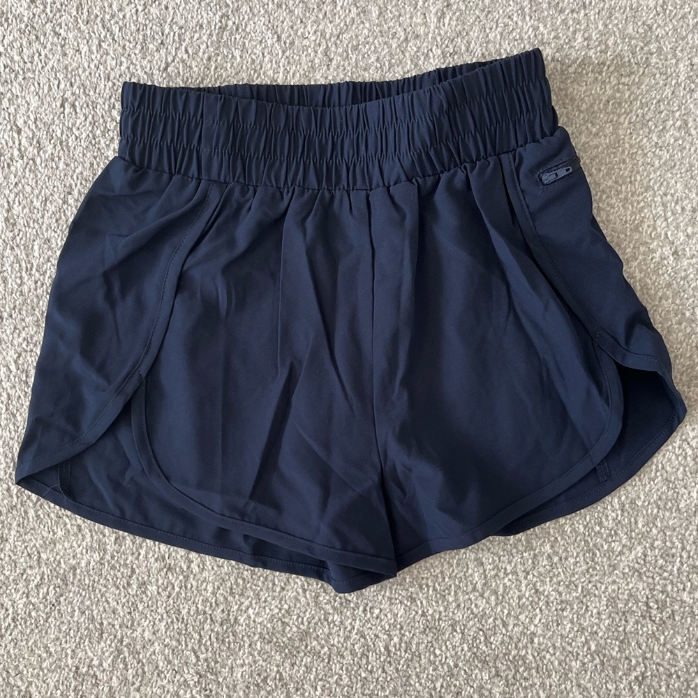 NWT Lalala Womans Navy Running Shorts Size XS